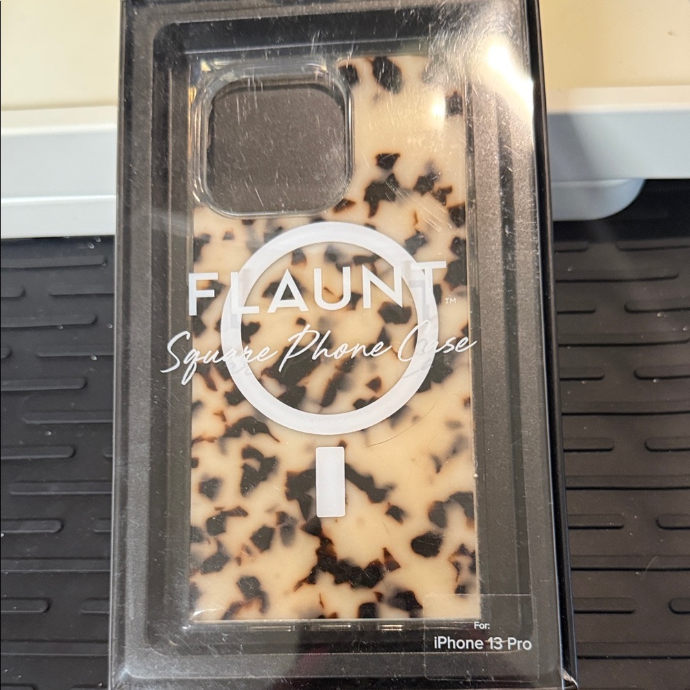 Flaunt Tortoise Shell Phone Case for iPhone 13 Pro